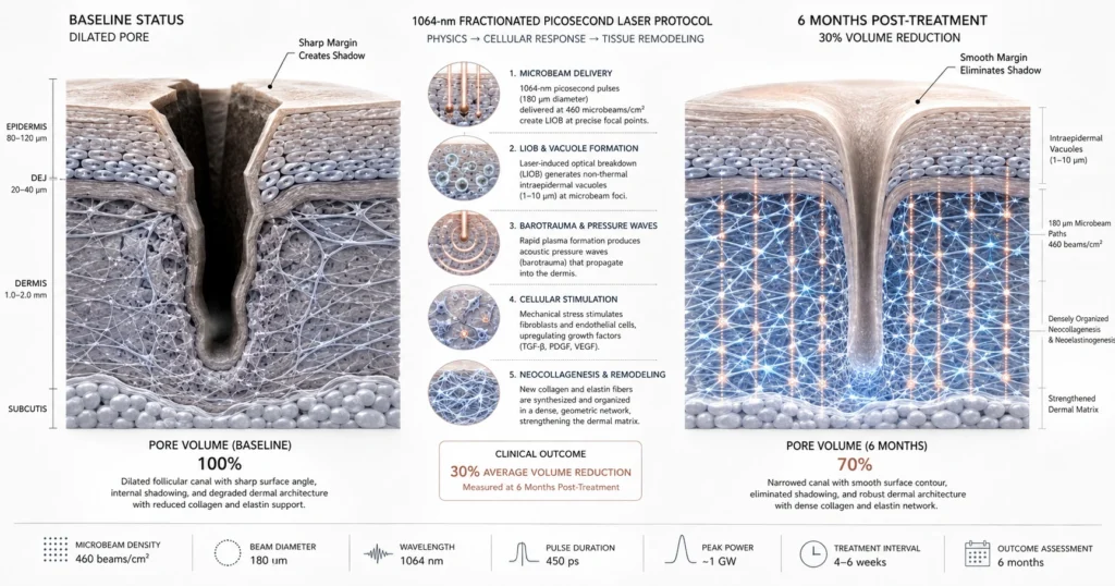 The Scientific Metrics Behind a 30% Volumetric Pore Reduction