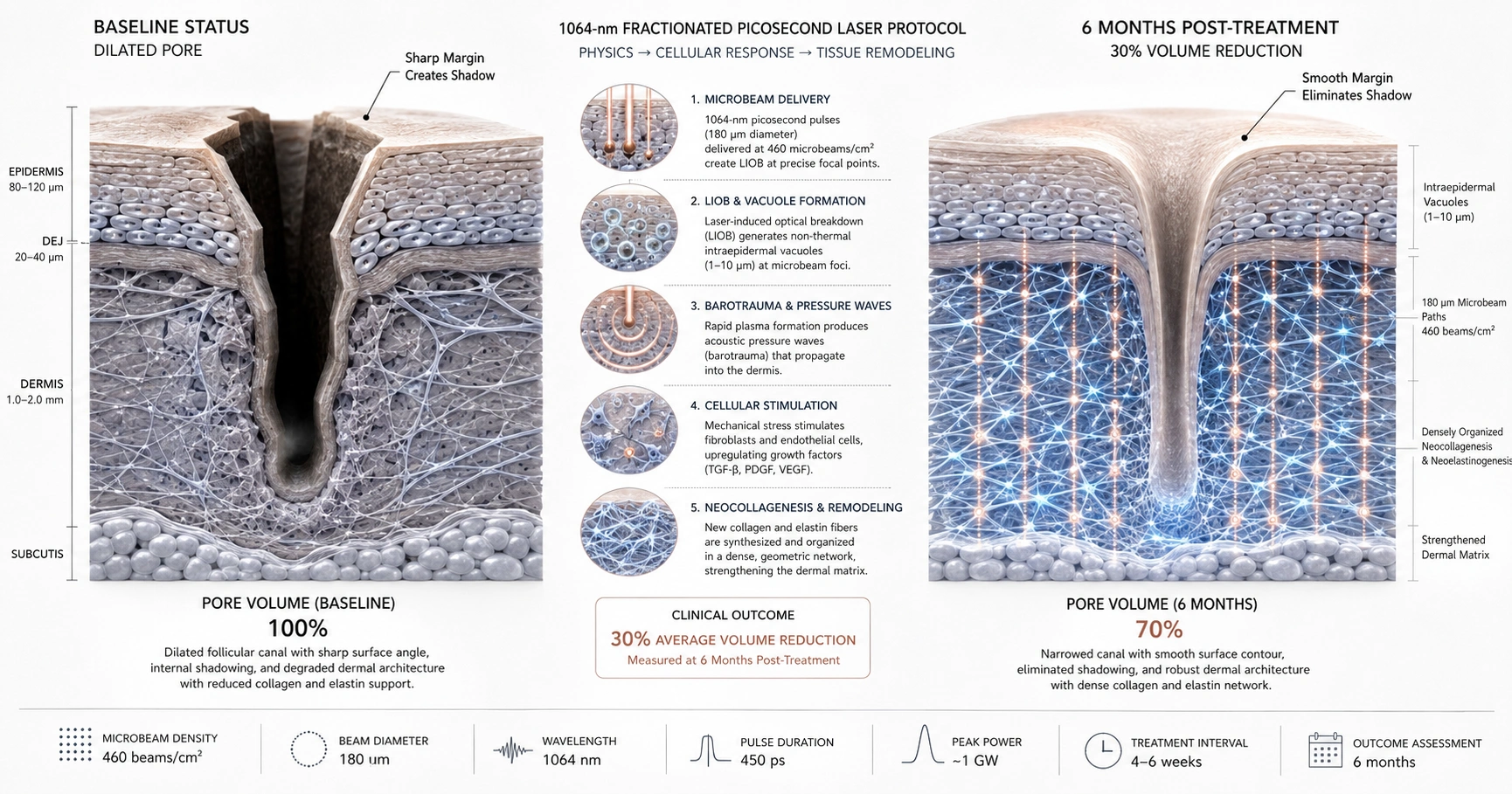 The Scientific Metrics Behind a 30% Volumetric Pore Reduction